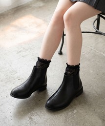 AAA+Feminine 履き心地やわらか、美シルエットサイドゴアブーツ