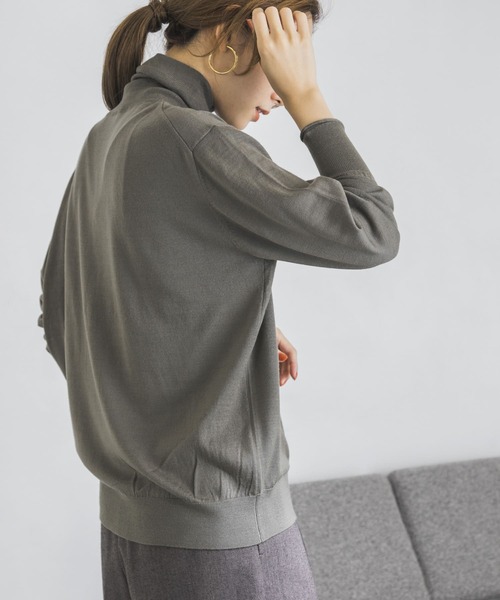 URBAN RESEARCH（アーバンリサーチ）の「カシミヤウールタートルニット（ニット/セーター・レディース・ブラック/パープル/オフホワイト/グリーン系その他・FREE）」の19枚目の写真