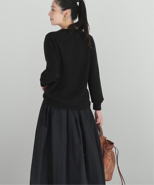 journal standard L'essage（ジャーナルスタンダードレサージュ）の「ポケットツキカーディガン◆（カーディガン/ボレロ・レディース・ブラック/レッド・FREE）」の5枚目の写真