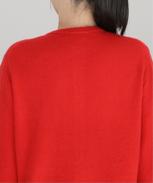 journal standard L'essage（ジャーナルスタンダードレサージュ）の「ポケットツキカーディガン◆（カーディガン/ボレロ・レディース・ブラック/レッド・FREE）」の13枚目の写真