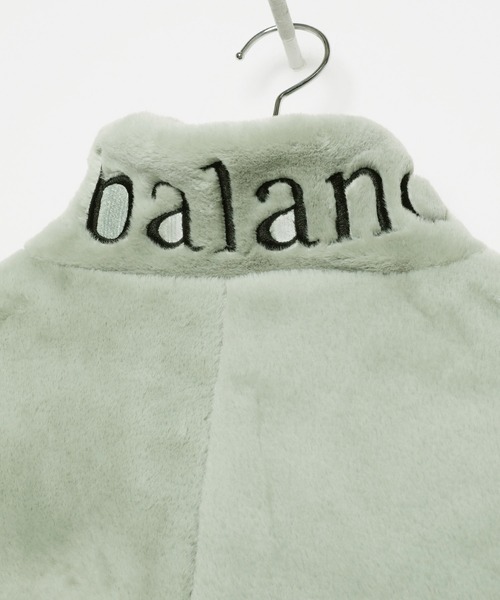 LEGENDA(レジェンダ)の「Unbalance* スタンドネックエコファーブルゾン *(その他アウター・レディース・ライトグレー/ブラック/ミント・FREE)」の10枚目の写真