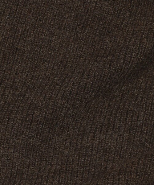 MACKINTOSH LONDON（マッキントッシュ ロンドン）の「9ゲージアルパカ片畦ニットカーディガン（カーディガン/ボレロ・メンズ・ダークブラウン/ベージュ系その他3・M/L/LL）」の3枚目の写真