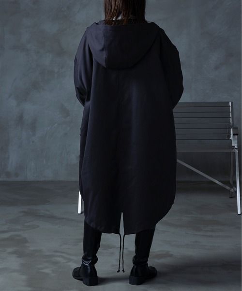 Ellno Loset（エルノロゼット）の「M65ライナーモッズコート（モッズコート・メンズ・ブラック・MEDIUM/LARGE）」の12枚目の写真