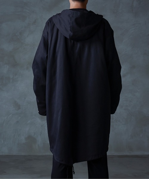 Ellno Loset（エルノロゼット）の「M65ライナーモッズコート（モッズコート・メンズ・ブラック・MEDIUM/LARGE）」の13枚目の写真