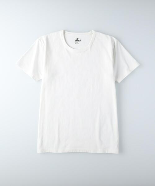 CAMP7(キャンプセブン)の「CAMP7(キャンプ7)【パックTシャツ】ショートスリーブクルーネックTシャツ(Tシャツ/カットソー・メンズ・ブラック/ホワイト・M/S/L/XL)」の7枚目の写真