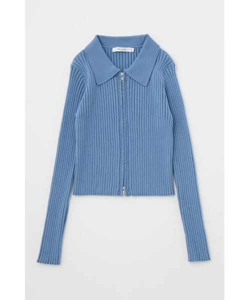 moussy - MOUSSY今期新品ZIP UP ニット MOUSSY | CABLE ZIP UP ニットフーディ (ニット ) |SHEL'TTER