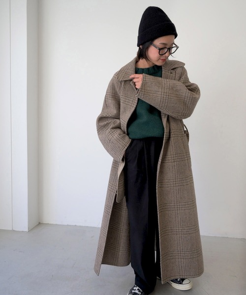 CANAL JEAN（キャナルジーン）の「El mar(エルマール) BASICリブニットcap（ニットキャップ/ビーニー・レディース・ブラック/ベージュ/グレー・ONE SIZE）」の7枚目の写真