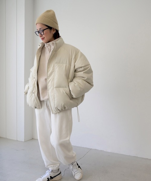 CANAL JEAN（キャナルジーン）の「El mar(エルマール) BASICリブニットcap（ニットキャップ/ビーニー・レディース・ブラック/ベージュ/グレー・ONE SIZE）」の4枚目の写真