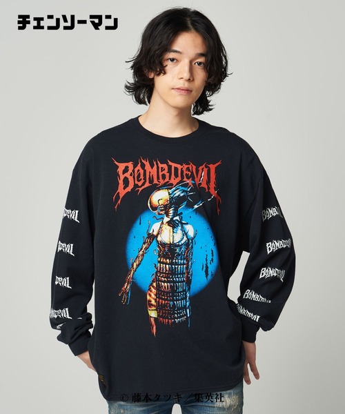 glamb レゼ ボムデビルロングスリーブTシャツ Lサイズ GB0122/CM12 : Bomb Devil Long Sleeve T/ボムデビルロング