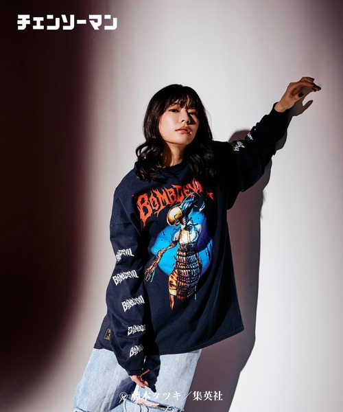 glamb レゼ ボムデビルロングスリーブTシャツ Lサイズ GB0122/CM12 : Bomb Devil Long Sleeve T/ボムデビルロング