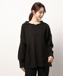 セーラー襟ニット