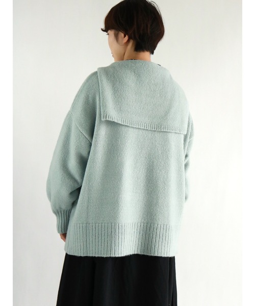 Samansa Mos2（サマンサ モスモス）の「セーラー襟ニット（ニット