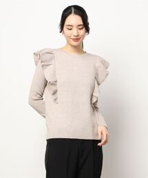 Te chichi | ショルダーフリルニット(ニット/セーター)