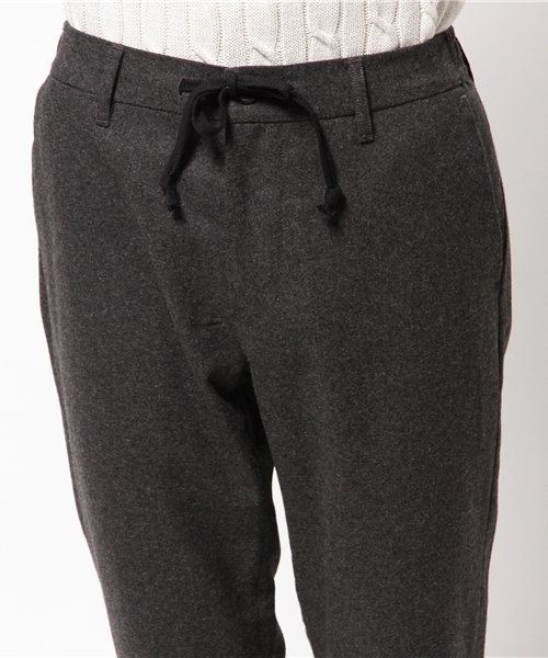 CIAOPANIC（チャオパニック）の「【Ciaopanic】フラノウールウエストサイドゴムテーパード（その他パンツ・メンズ・チャコールグレー/ブラック・SMALL/LARGE/MEDIUM）」の6枚目の写真
