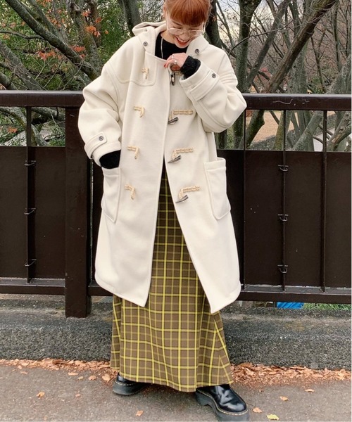 オーバーサイズダッフルコート