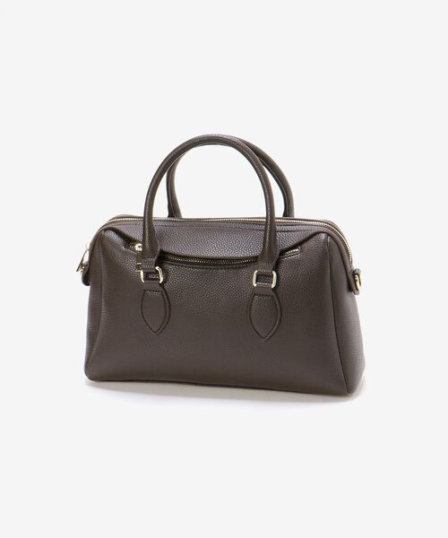 MAJESTIC LEGON（マジェスティックレゴン）の「クラシカルボストンバッグ（ボストンバッグ・レディース・ブラウン/ライトグリーン/ブラック系その他/グレー系その他・FREE）」の12枚目の写真