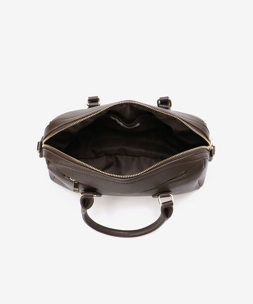 MAJESTIC LEGON（マジェスティックレゴン）の「クラシカルボストンバッグ（ボストンバッグ・レディース・ブラウン/ライトグリーン/ブラック系その他/グレー系その他・FREE）」の7枚目の写真