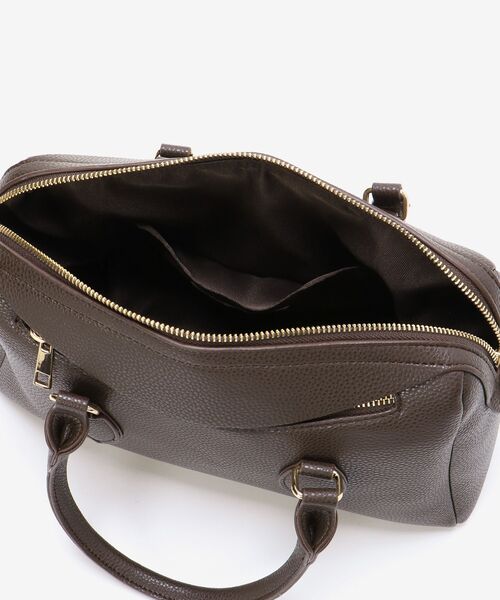 MAJESTIC LEGON（マジェスティックレゴン）の「クラシカルボストンバッグ（ボストンバッグ・レディース・ブラウン/ライトグリーン/ブラック系その他/グレー系その他・FREE）」の9枚目の写真