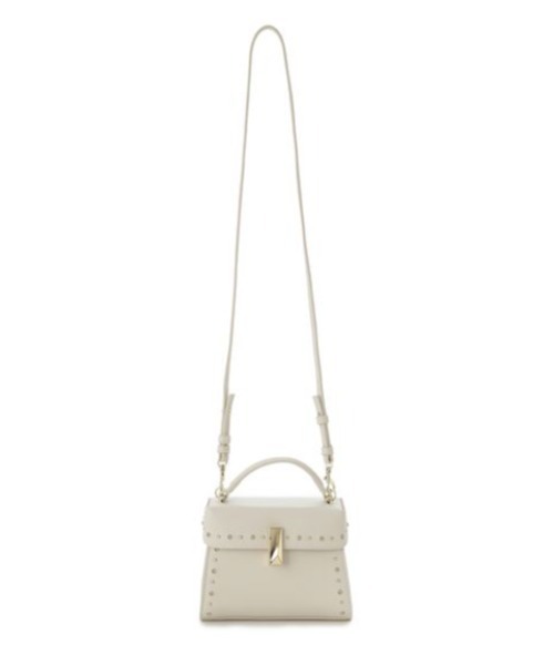 CELFORD 【リュタン】ビジュースタッズポシェット　アイボリー リュタン】ビジュースタッズポシェット（ショルダーバッグ