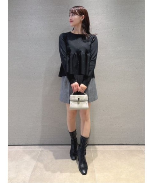 リュタン】ビジュースタッズポシェット（ショルダーバッグ