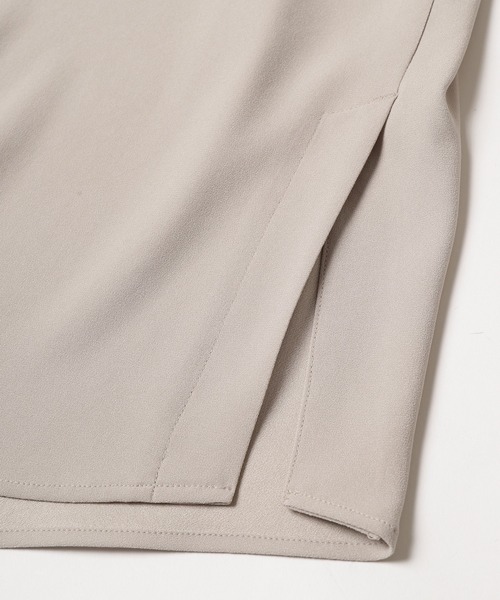 cullni 22SS023　チンストショートスリーブシャツ　サイズ1 ベージュ CULLNI（クルニ）の「22-SS-023 チンストショートスリーブシャツ