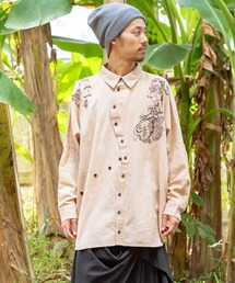 チャイハネ | 【チャイハネ】スペインシーMEN'S変形シャツ(シャツ/ブラウス)