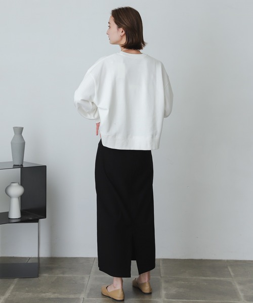 SENSE OF PLACE by URBAN RESEARCH（センスオブプレイスバイアーバンリサーチ）の「ストレッチサスツキハイウエストスカート（スカート・レディース・ブラック/カーキ/ピンクベージュ/ライトベージュ/グリーン/ブルー・SMALL/MEDIUM/X-SMALL/TALL）」の17枚目の写真