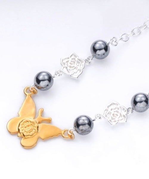 STUGAZI(スガキ)の「A'GEM/9 × .kom『STUGAZI/スガジ』Black Angel Necklace/ブラックエンジェルネックス(ネックレス・メンズ・ブラック・FREE)」の6枚目の写真