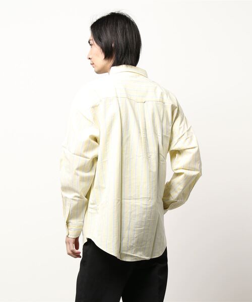 SPINNS(スピンズ)の「【7色展開 / ルーズシルエット】ビッグシルエットシャツ(シャツ/ブラウス・メンズ・ホワイト/サックスブルー/イエロー/ミント/グリーン系/サックスブルー系/イエロー系・ONESIZE)」の21枚目の写真