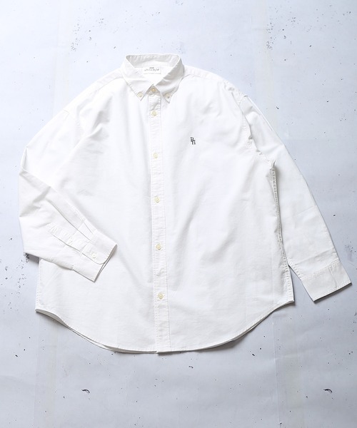 SPINNS(スピンズ)の「【7色展開 / ルーズシルエット】ビッグシルエットシャツ(シャツ/ブラウス・メンズ・ホワイト/サックスブルー/イエロー/ミント/グリーン系/サックスブルー系/イエロー系・ONESIZE)」の22枚目の写真