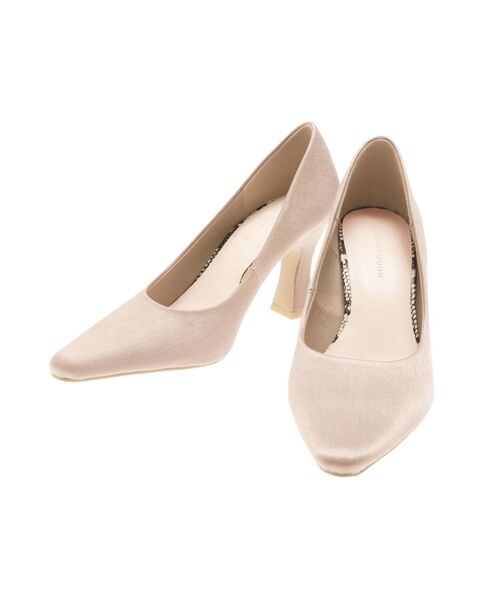 LAGUNAMOON（ラグナムーン）の「LADYヴィンテージサテンパンプス（パンプス・レディース・ピンク/ベージュ・X-SMALL/SMALL/MEDIUM）」の3枚目の写真