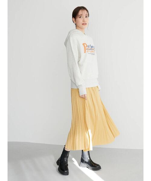 Green　Parks（グリーンパークス）の「ラメプリーツスカート＊＊（スカート・レディース・ブラック/ベージュ/イエロー・FREE）」の21枚目の写真