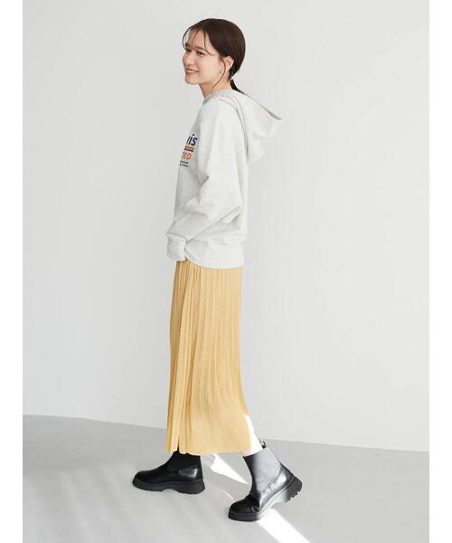 Green　Parks（グリーンパークス）の「ラメプリーツスカート＊＊（スカート・レディース・ブラック/ベージュ/イエロー・FREE）」の22枚目の写真