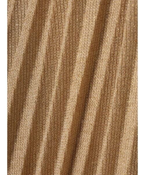 Green　Parks（グリーンパークス）の「ラメプリーツスカート＊＊（スカート・レディース・ブラック/ベージュ/イエロー・FREE）」の17枚目の写真