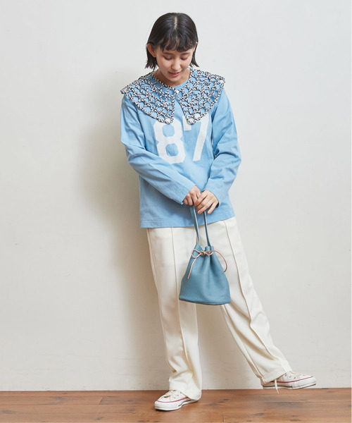 Dot＆Stripes CHILD WOMAN（ドットアンドストライプス　チャイルドウーマン）の「テープ刺繍 つけ衿（付け襟・レディース・ブラック/レッド/ホワイト/ピンク/その他・FREE）」の17枚目の写真