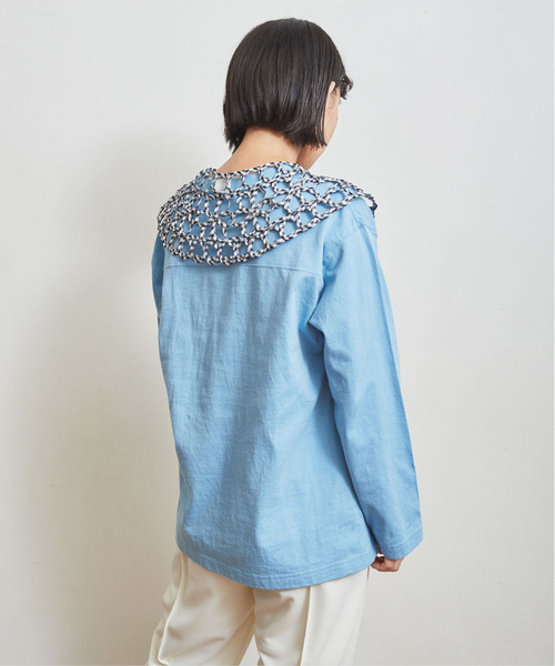 Dot＆Stripes CHILD WOMAN（ドットアンドストライプス　チャイルドウーマン）の「テープ刺繍 つけ衿（付け襟・レディース・ブラック/レッド/ホワイト/ピンク/その他・FREE）」の15枚目の写真