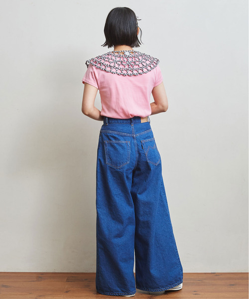 Dot＆Stripes CHILD WOMAN（ドットアンドストライプス　チャイルドウーマン）の「テープ刺繍 つけ衿（付け襟・レディース・ブラック/レッド/ホワイト/ピンク/その他・FREE）」の13枚目の写真