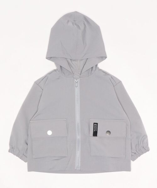 maarook(マルーク)の「撥水タフタ水陸両用パーカー(ブルゾン・キッズ・ネイビー/グリーン/グレー・130cm/100cm/120cm/110cm/90cm)」の2枚目の写真