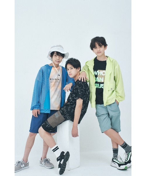 maarook(マルーク)の「撥水タフタ水陸両用パーカー(ブルゾン・キッズ・ネイビー/グリーン/グレー・130cm/100cm/120cm/110cm/90cm)」の8枚目の写真