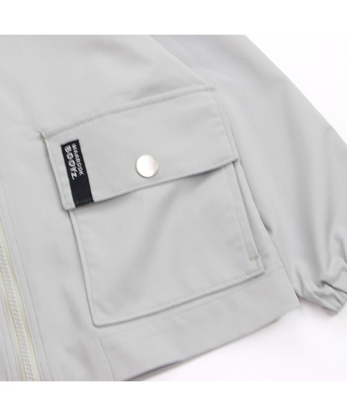 maarook(マルーク)の「撥水タフタ水陸両用パーカー(ブルゾン・キッズ・ネイビー/グリーン/グレー・130cm/100cm/120cm/110cm/90cm)」の10枚目の写真