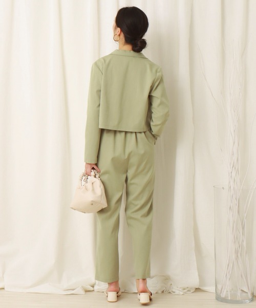 libelle more（リベル モア）の「ショート丈ジャケットセットアップ（セットアップ・レディース・ミント/ブラック/モカ/ベージュ・M/L）」の20枚目の写真