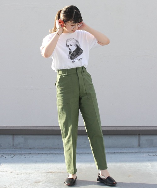 THE SHINZONE(ザ シンゾーン)の「THE SHINZONE/シンゾーン モーツァルトTEE MOZART TEE(Tシャツ/カットソー・レディース・グレー/ホワイト・FREE)」の4枚目の写真