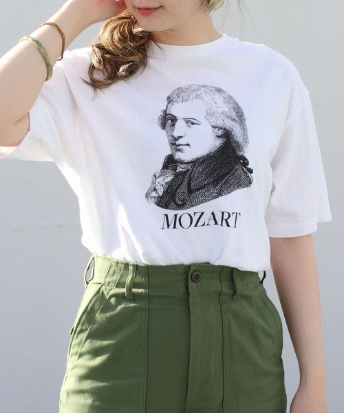 THE SHINZONE(ザ シンゾーン)の「THE SHINZONE/シンゾーン モーツァルトTEE MOZART TEE(Tシャツ/カットソー・レディース・グレー/ホワイト・FREE)」の15枚目の写真