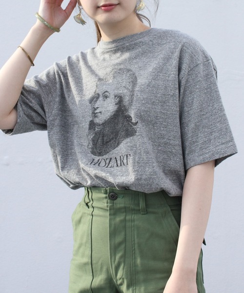 THE SHINZONE(ザ シンゾーン)の「THE SHINZONE/シンゾーン モーツァルトTEE MOZART TEE(Tシャツ/カットソー・レディース・グレー/ホワイト・FREE)」の18枚目の写真