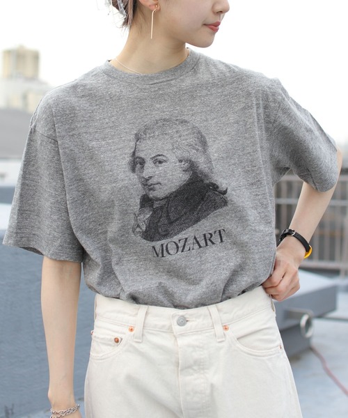 THE SHINZONE(ザ シンゾーン)の「THE SHINZONE/シンゾーン モーツァルトTEE MOZART TEE(Tシャツ/カットソー・レディース・グレー/ホワイト・FREE)」の20枚目の写真