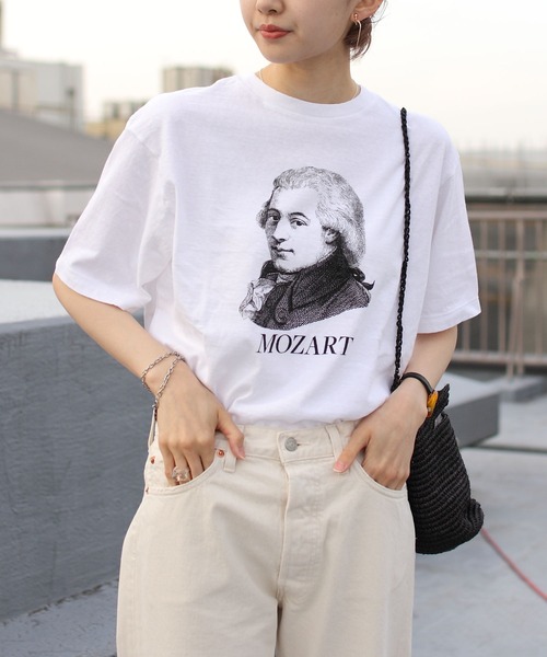 THE SHINZONE(ザ シンゾーン)の「THE SHINZONE/シンゾーン モーツァルトTEE MOZART TEE(Tシャツ/カットソー・レディース・グレー/ホワイト・FREE)」の19枚目の写真
