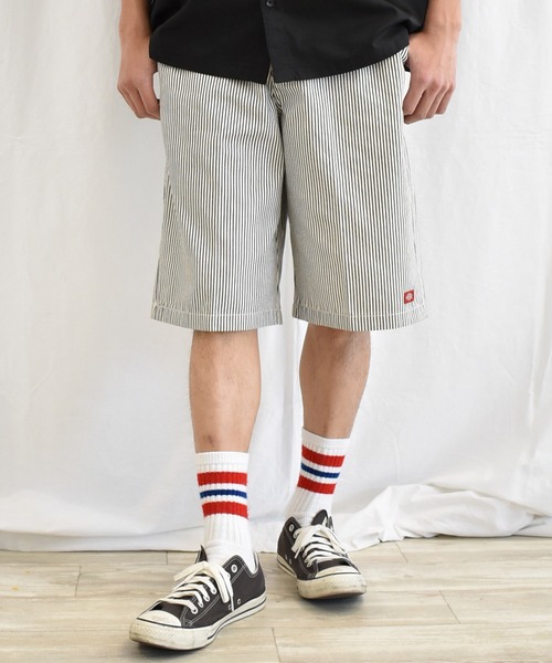 Dickies(ディッキーズ)の「<Dickies/ディッキーズ>脇ウエストシャーリングハーフパンツ(チノパンツ・メンズ・ブラック/ベージュ/ホワイト系その他/ネイビー系1・M/L/XL)」の6枚目の写真