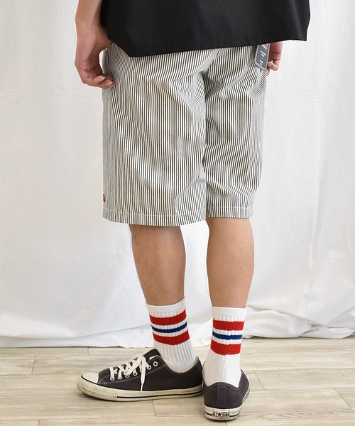 Dickies(ディッキーズ)の「<Dickies/ディッキーズ>脇ウエストシャーリングハーフパンツ(チノパンツ・メンズ・ブラック/ベージュ/ホワイト系その他/ネイビー系1・M/L/XL)」の8枚目の写真