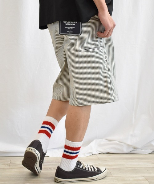 Dickies(ディッキーズ)の「<Dickies/ディッキーズ>脇ウエストシャーリングハーフパンツ(チノパンツ・メンズ・ブラック/ベージュ/ホワイト系その他/ネイビー系1・M/L/XL)」の9枚目の写真