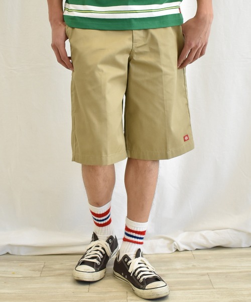 Dickies(ディッキーズ)の「<Dickies/ディッキーズ>脇ウエストシャーリングハーフパンツ(チノパンツ・メンズ・ブラック/ベージュ/ホワイト系その他/ネイビー系1・M/L/XL)」の20枚目の写真